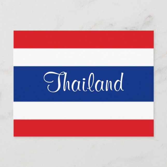 Postal Bandera de Tailandia (Anverso)