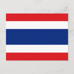 Postal bandera de tailandia