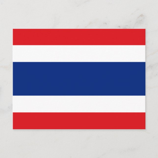 Postal bandera de tailandia (Anverso)