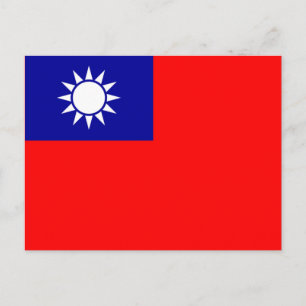 Postal Bandera de Taiwán