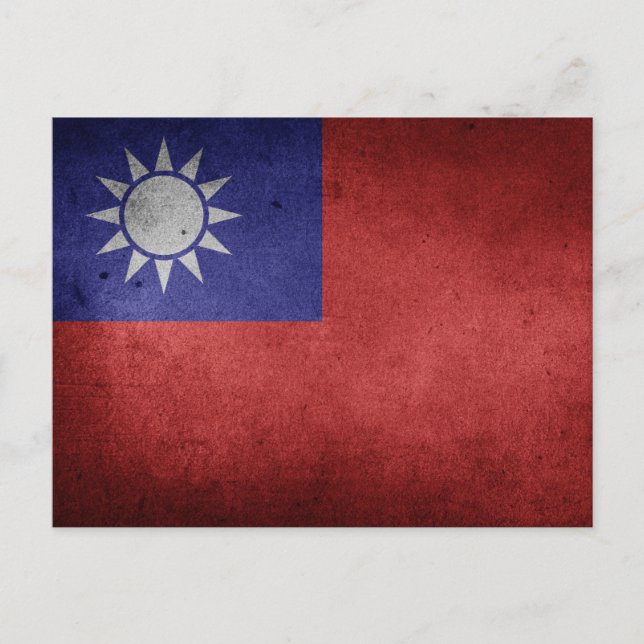 Postal Bandera de Taiwán (Anverso)