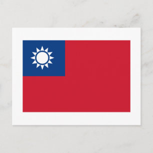 Postal Bandera de Taiwán
