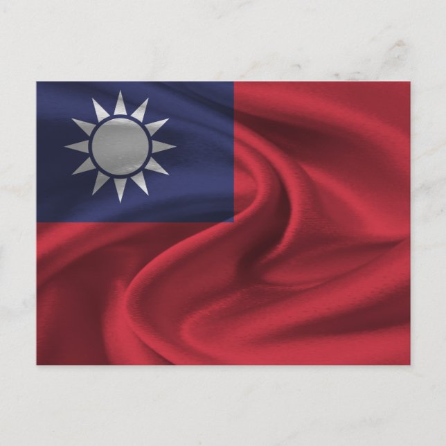 Postal Bandera de Taiwán (Anverso)