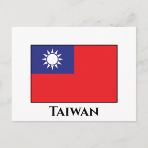 Postal Bandera de Taiwán
