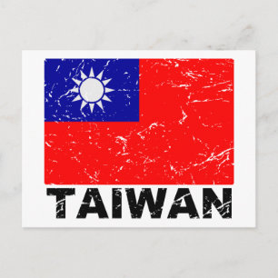Postal Bandera de Taiwán