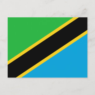 Postal Bandera de Tanzania