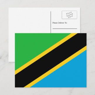 Postal Bandera de Tanzania