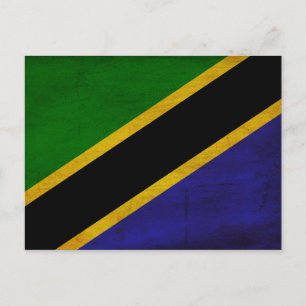 Postal Bandera de Tanzania