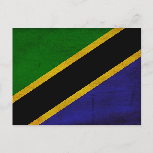 Postal Bandera de Tanzania (Anverso)
