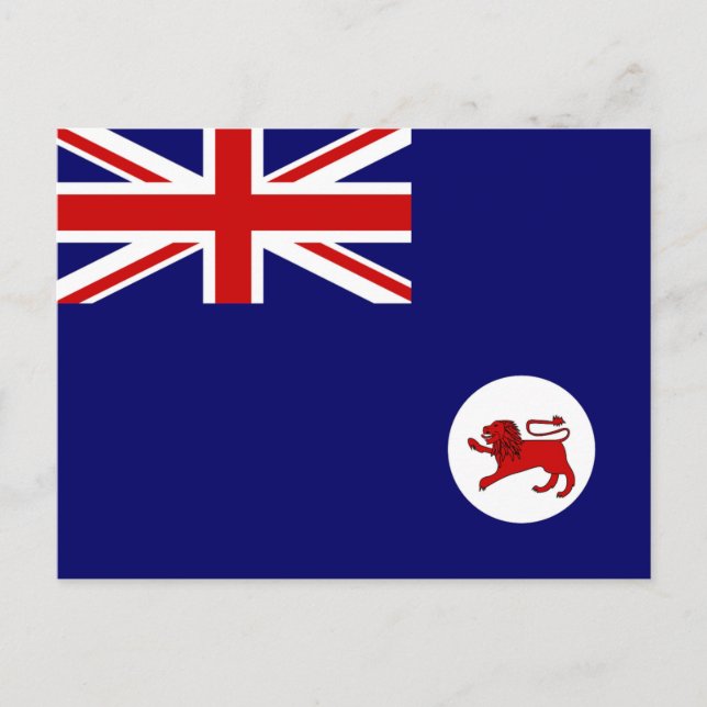 Postal Bandera de Tasmania (Anverso)