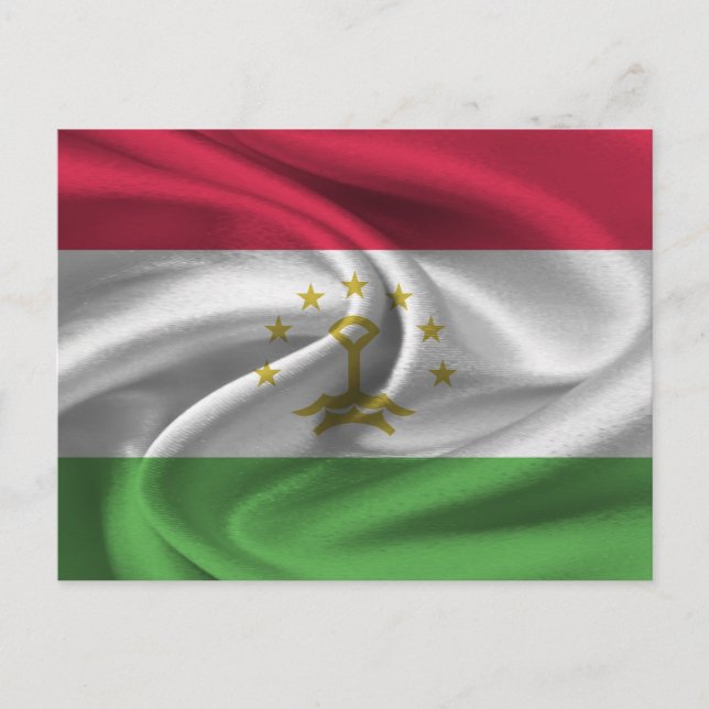 Postal Bandera de Tayikistán (Anverso)