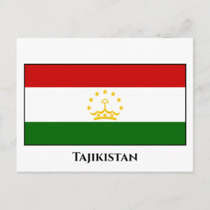 Postal Bandera de Tayikistán