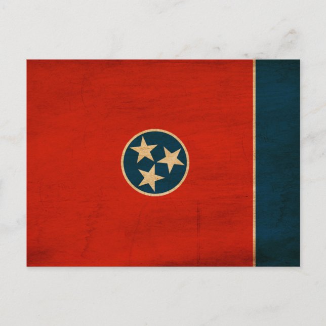 Postal Bandera de Tennessee (Anverso)