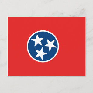 Postal Bandera de Tennessee