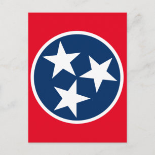 Postal Bandera de Tennessee