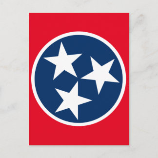 Postal Bandera de Tennessee