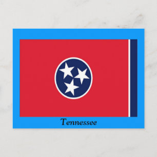 Postal Bandera de Tennessee