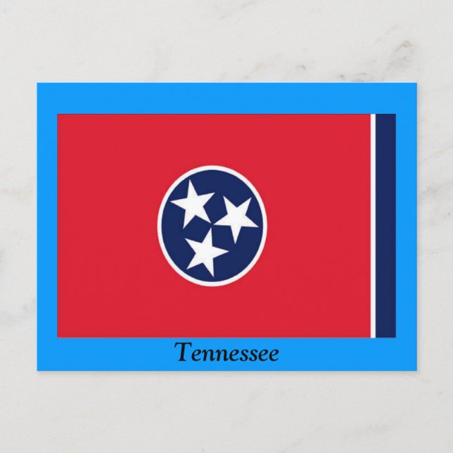Postal Bandera de Tennessee (Anverso)