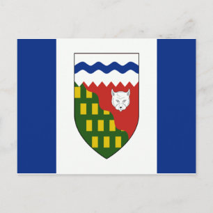Postal Bandera de Territorios del Noroeste
