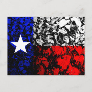 Postal Bandera de Texas