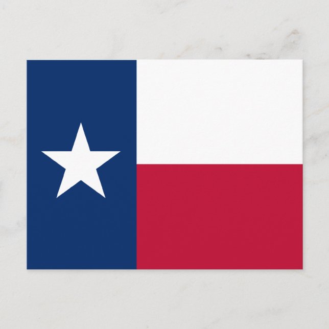 Postal Bandera de Texas (Anverso)