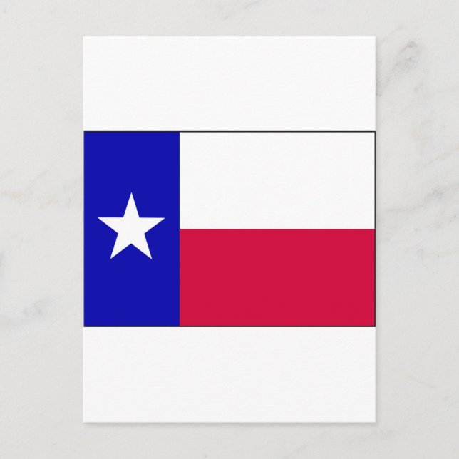 Postal Bandera de Texas (Anverso)