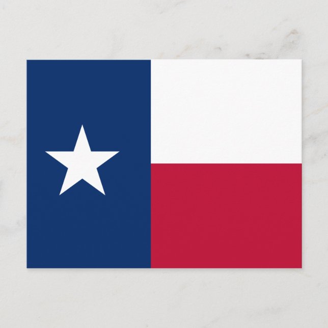 Postal Bandera de Texas (Anverso)