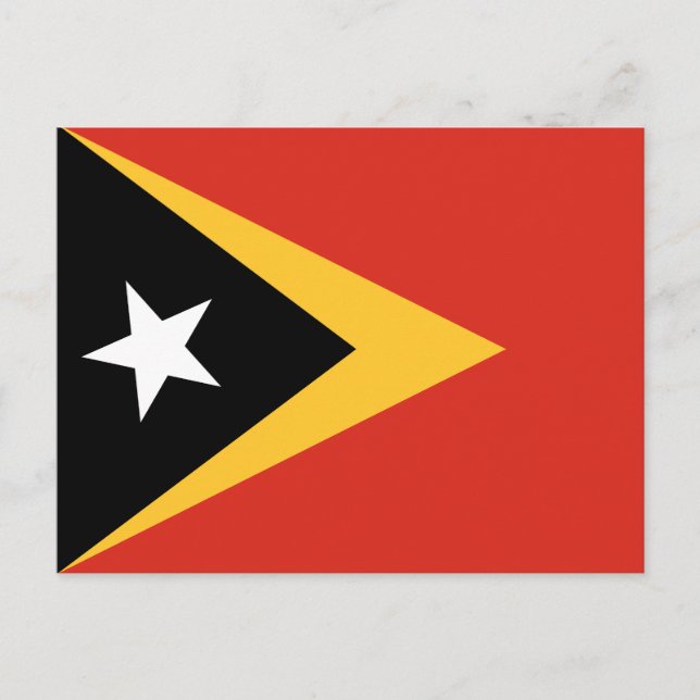 Postal Bandera de Timor Oriental (Anverso)