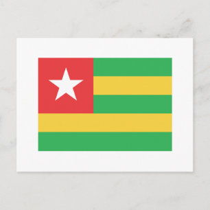 Postal Bandera de Togo