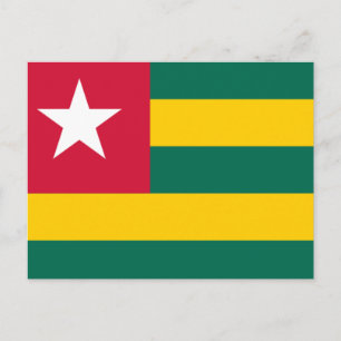 Postal Bandera de Togo