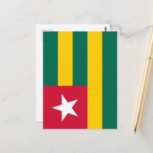 Postal Bandera de Togo