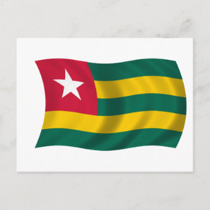 Postal Bandera de Togo