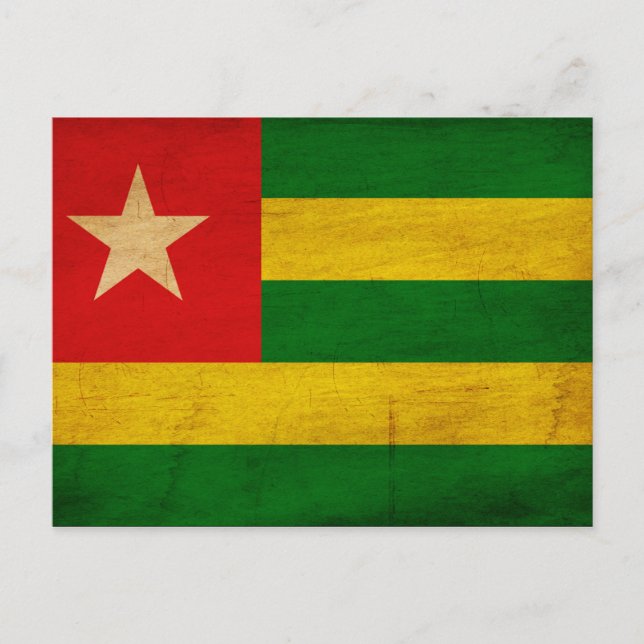 Postal Bandera de Togo (Anverso)