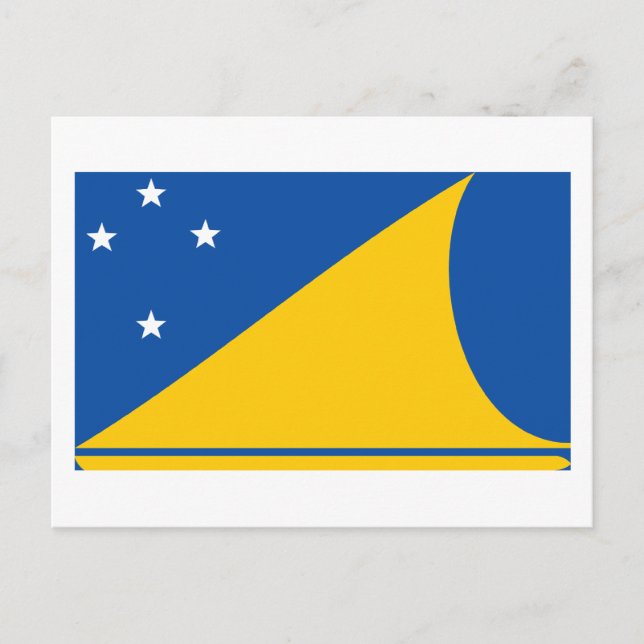 Postal Bandera de Tokelau (Anverso)