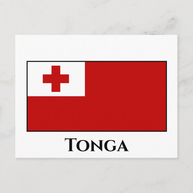 Postal Bandera de Tonga (Anverso)