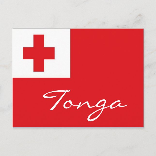 Postal Bandera de Tonga (Anverso)