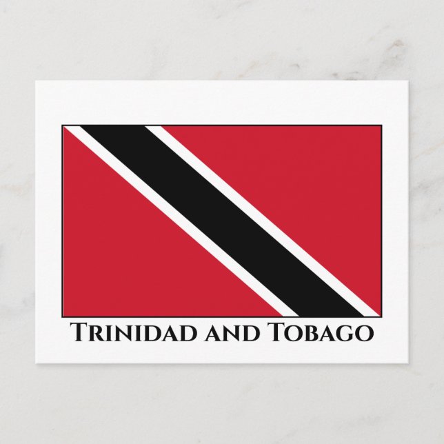 Postal Bandera de Trinidad y Tobago (Anverso)