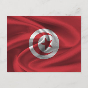 Postal Bandera de Túnez