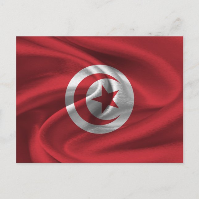 Postal Bandera de Túnez (Anverso)