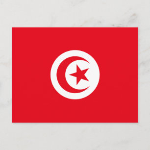 Postal Bandera de Túnez