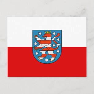 Postal Bandera de Turingia
