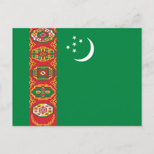 Postal Bandera de Turkmenistán