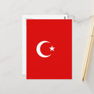 Postal Bandera de Turquía