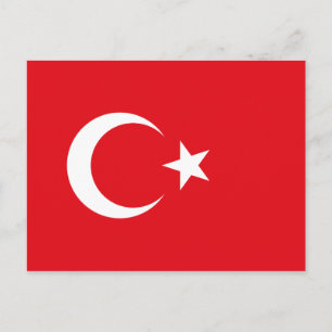 Postal Bandera de Turquía