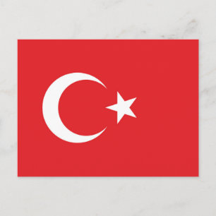 Postal Bandera de Turquía