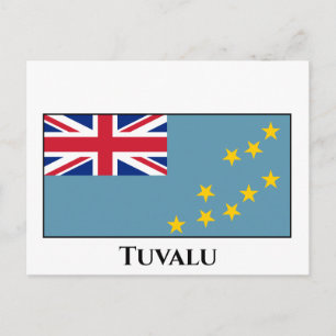 Postal Bandera de Tuvalu (Tuvaluan)
