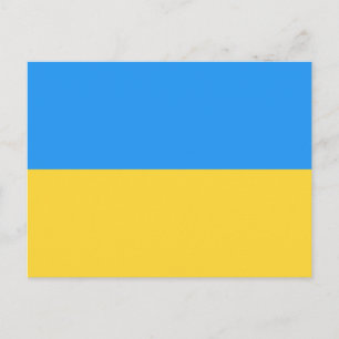 Postal Bandera de Ucrania