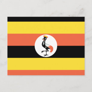 Postal Bandera de Uganda
