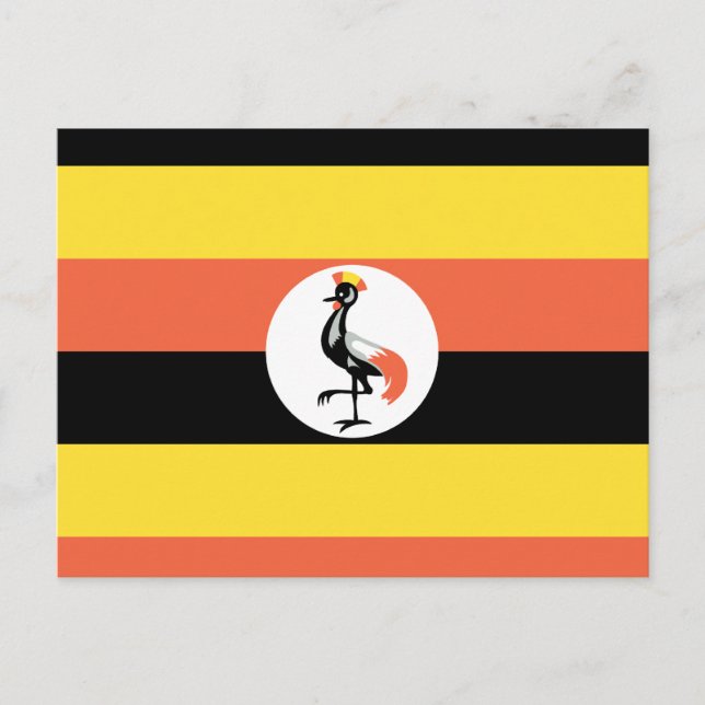 Postal Bandera de Uganda (Anverso)