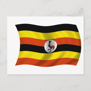 Postal Bandera de Uganda